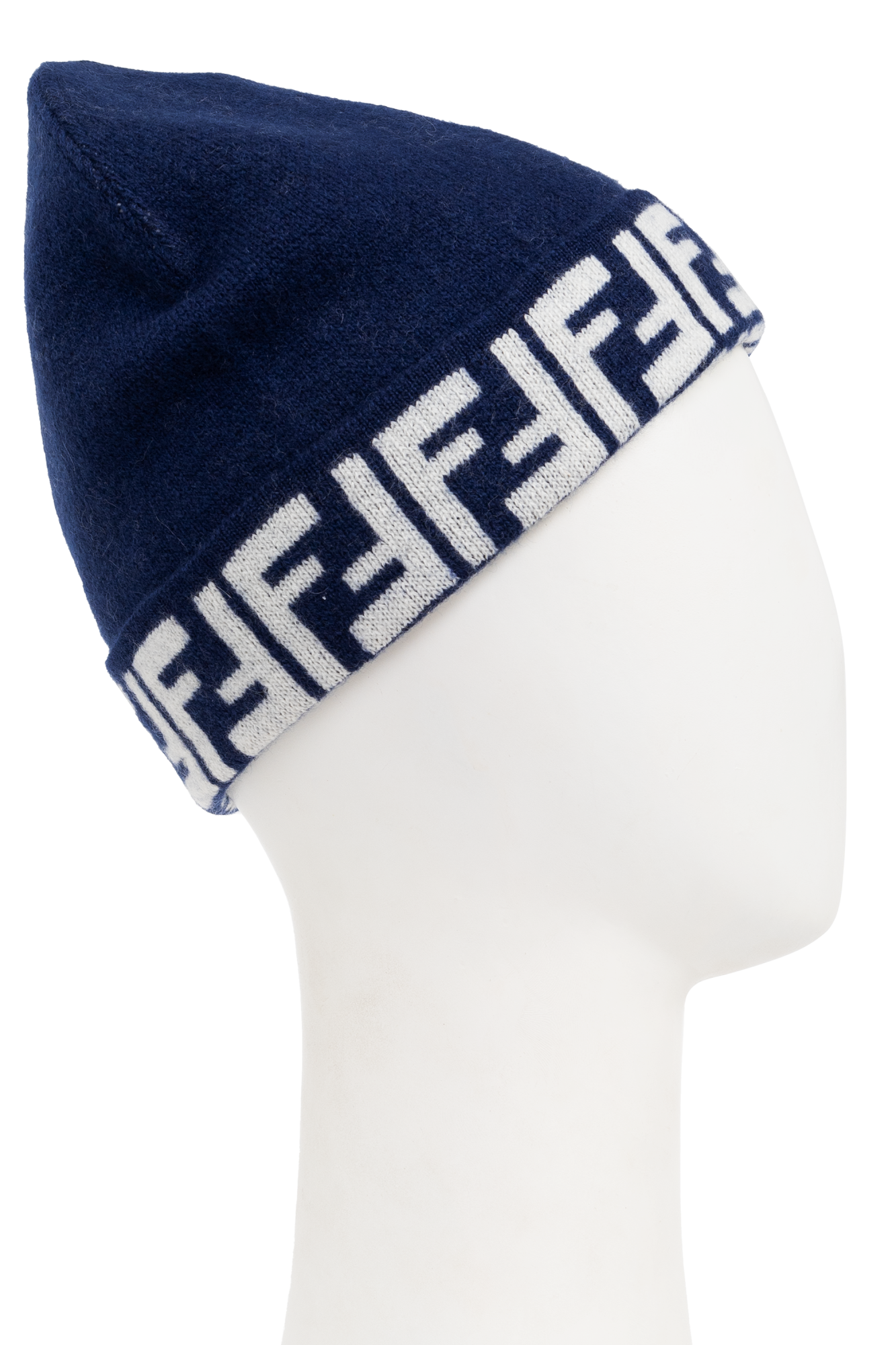 Navy blue Woolen hat Fendi Kids - Vitkac GB